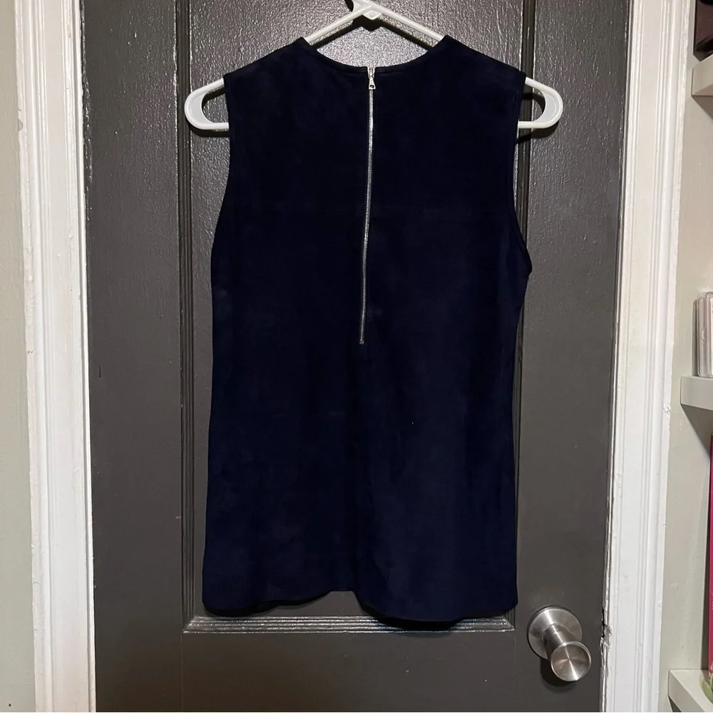 100% leather J. Crew Top